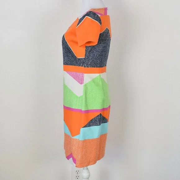 Trina Turk Lincoln Road Museum Short Sleeve Dress - 2 - Picture 4 of 8